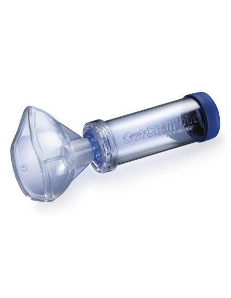 Cámara espaciadora Optichamber con mascarilla