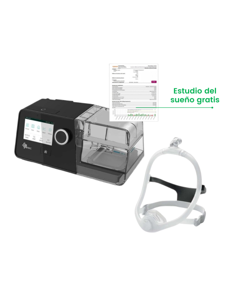 Pack CPAP o AutoCPAP G3 + Mascarilla Dreamwisp + Estudio Gratis | TuTratamiento.com