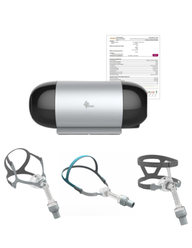 Pack AutoCPAP Mini M1 + Mascarilla + Estudio Gratis | TuTratamiento.com