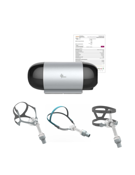 Pack AutoCPAP Mini M1 + Mascarilla + Estudio Gratis | TuTratamiento.com